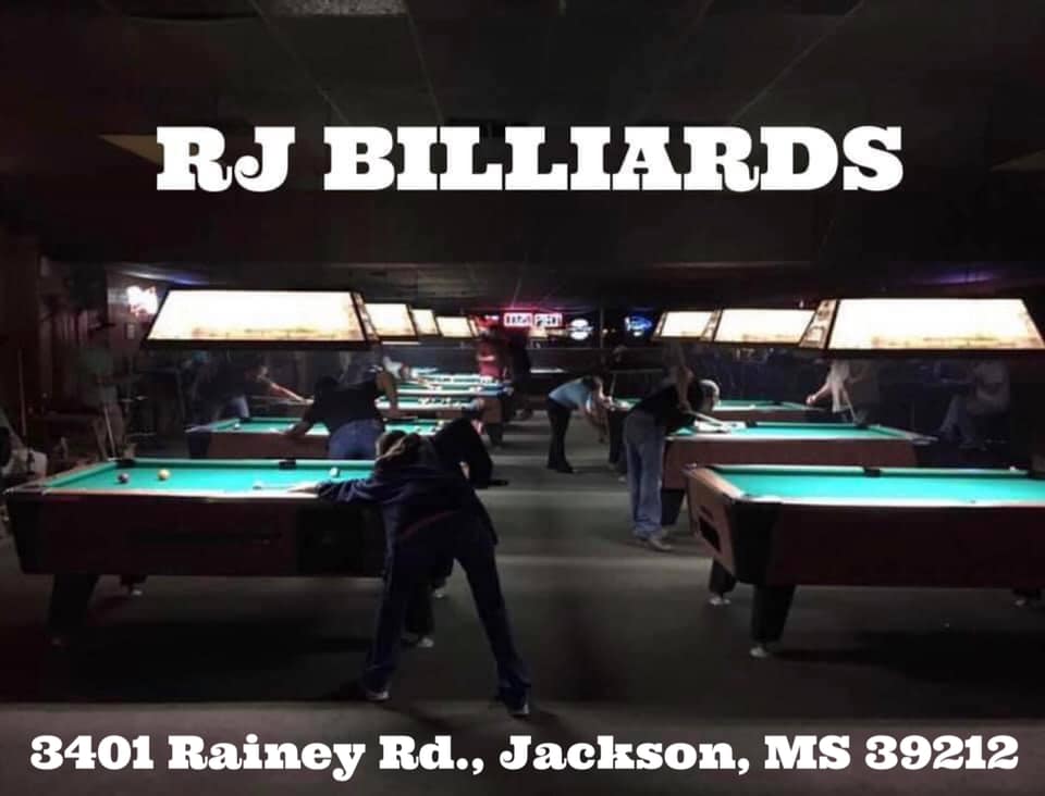 RJ Billiards pool hall exterior/interior